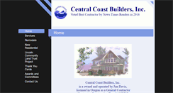 Desktop Screenshot of centralcoastbuilders.net