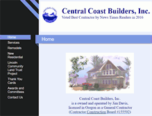 Tablet Screenshot of centralcoastbuilders.net